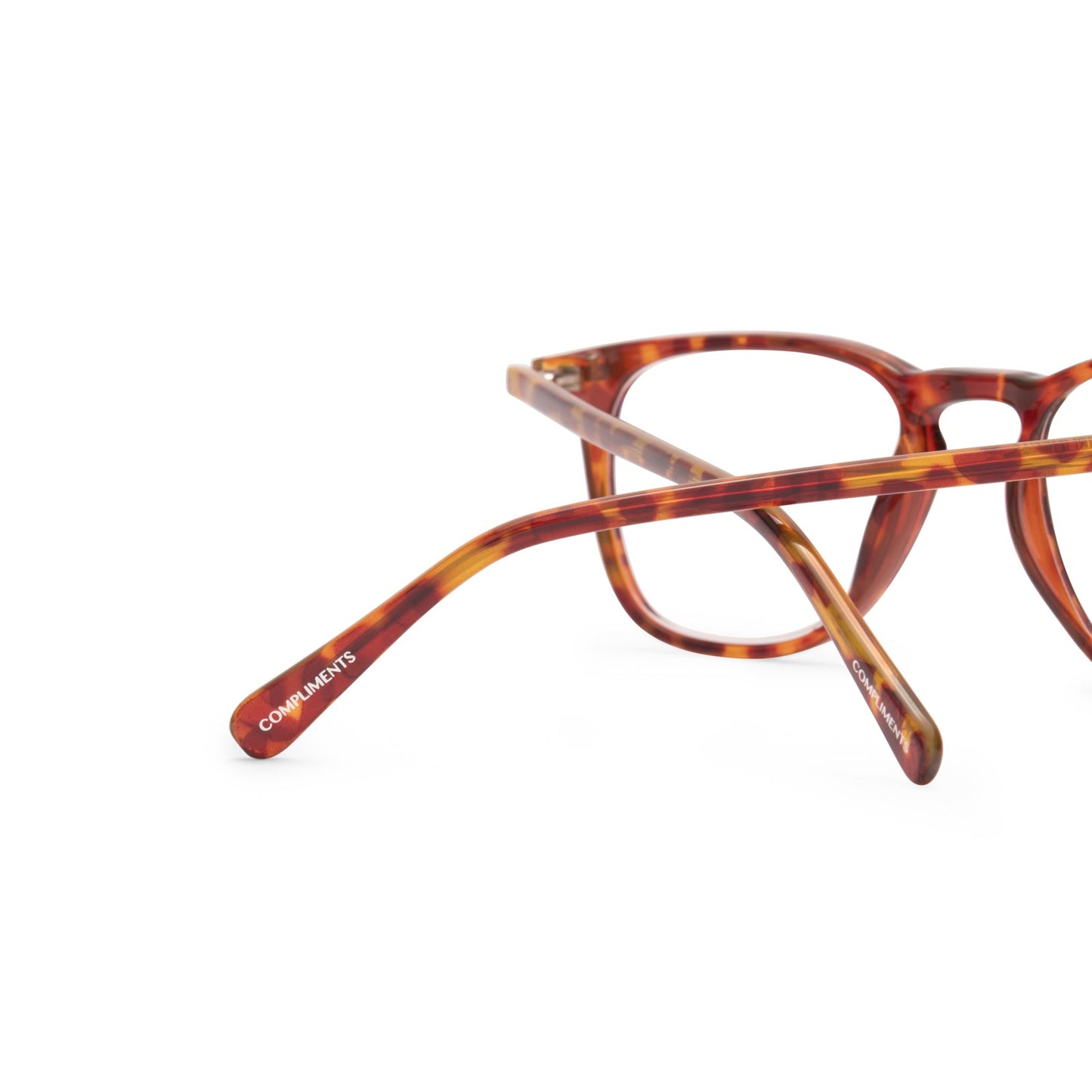 GRIFFIN - AMBER TORTOISE + BLUE LIGHT READERS