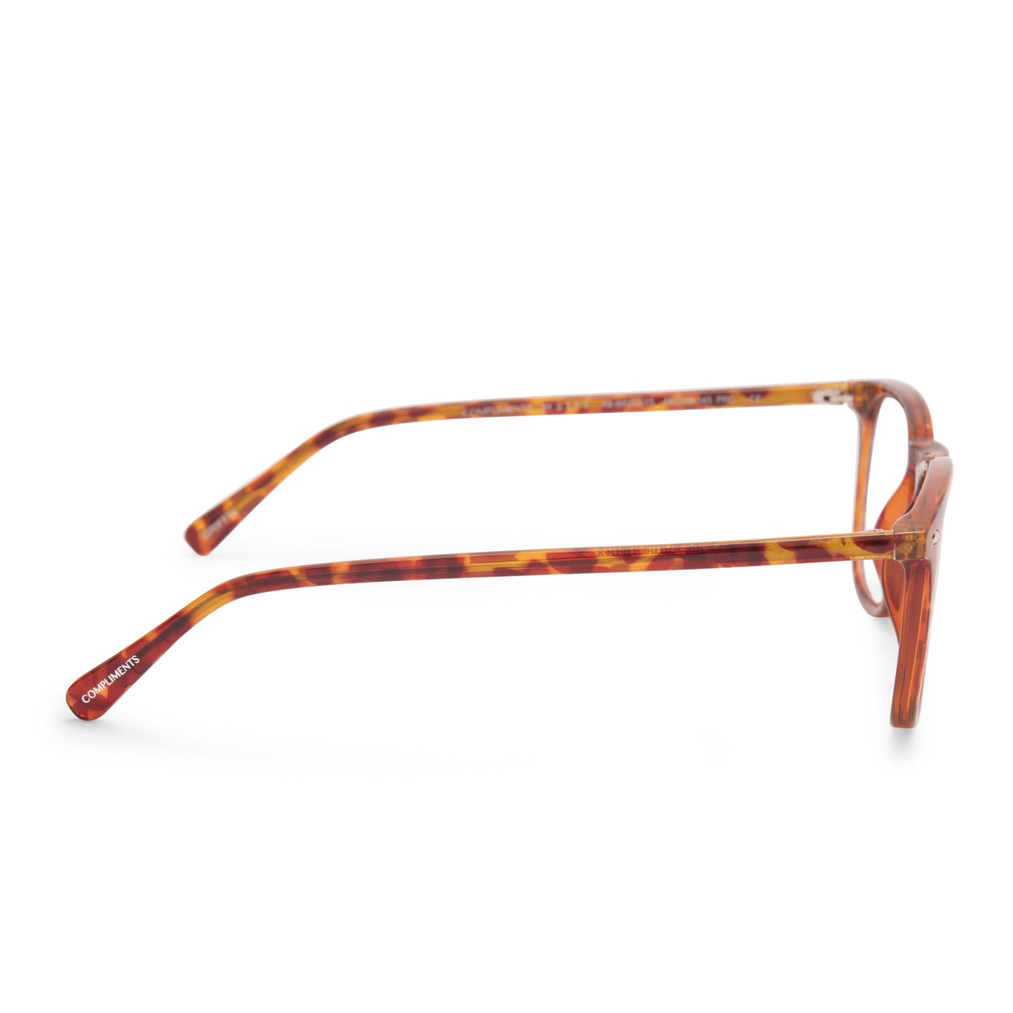 GRIFFIN - AMBER TORTOISE + BLUE LIGHT READERS