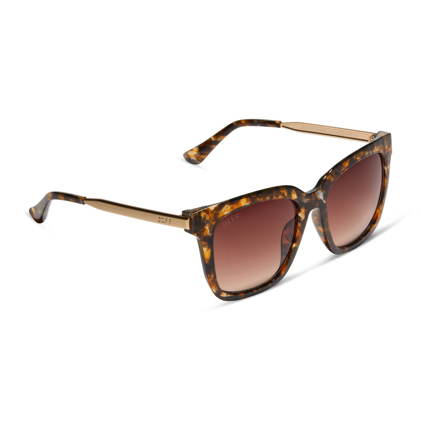 HAILEY - DUNMOR TORTOISE + BROWN GRADIENT SUNGLASSES