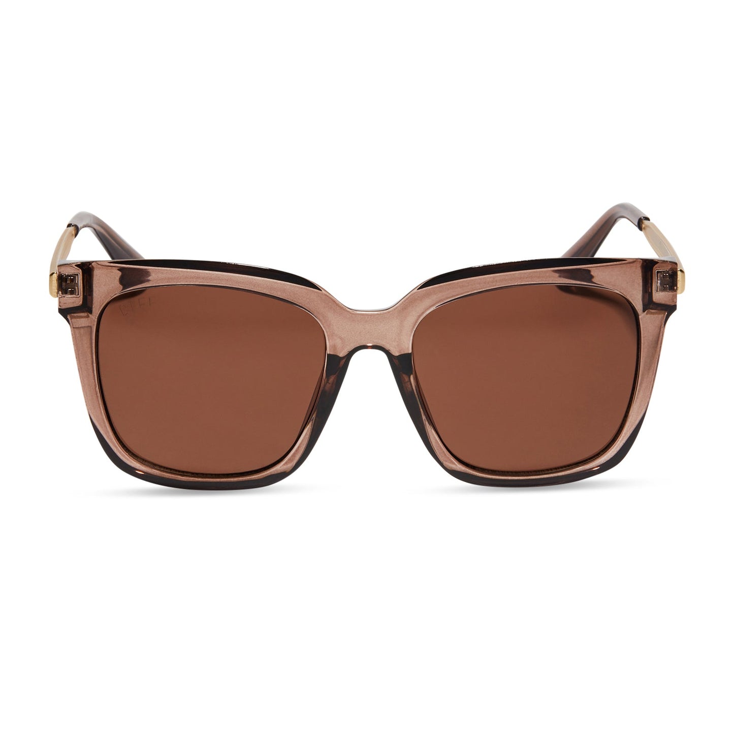 HAILEY - MILKY TAN + BROWN SUNGLASSES