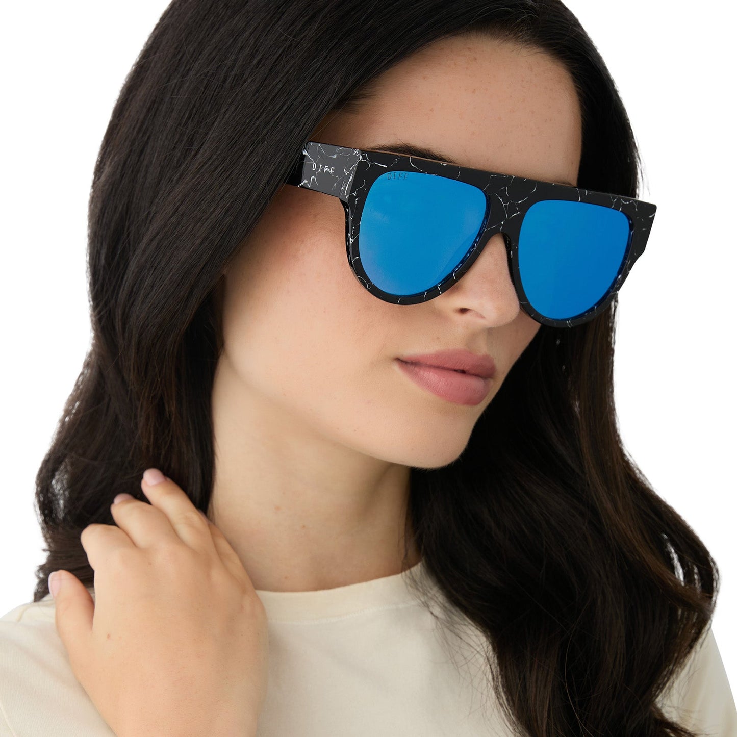 VOLDEMORT™️ - BLACK LIGHTNING + BLUE FLASH SUNGLASSES