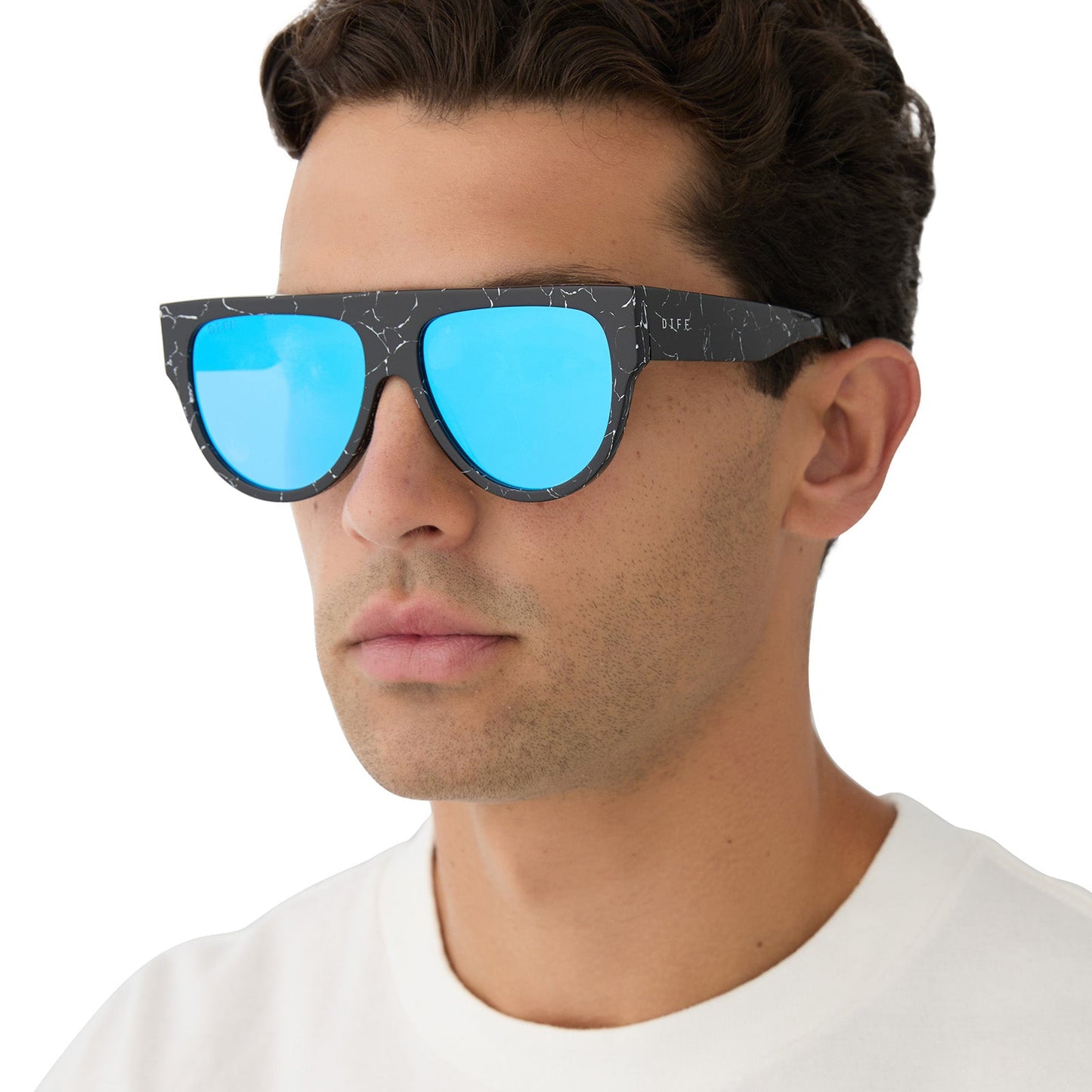 VOLDEMORT™️ - BLACK LIGHTNING + BLUE FLASH SUNGLASSES