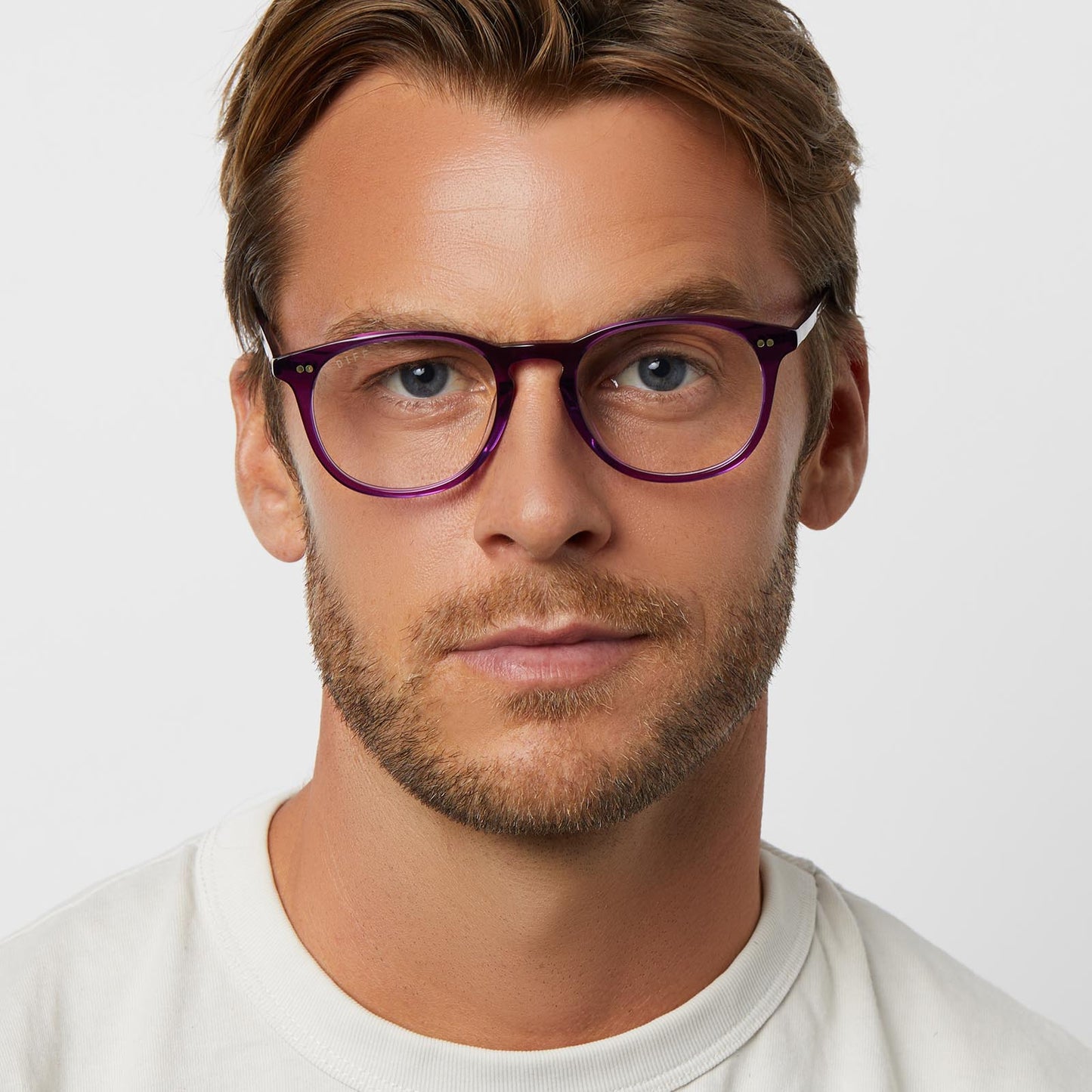 JAXSON - POSH PURPLE CRYSTAL + PRESCRIPTION GLASSES