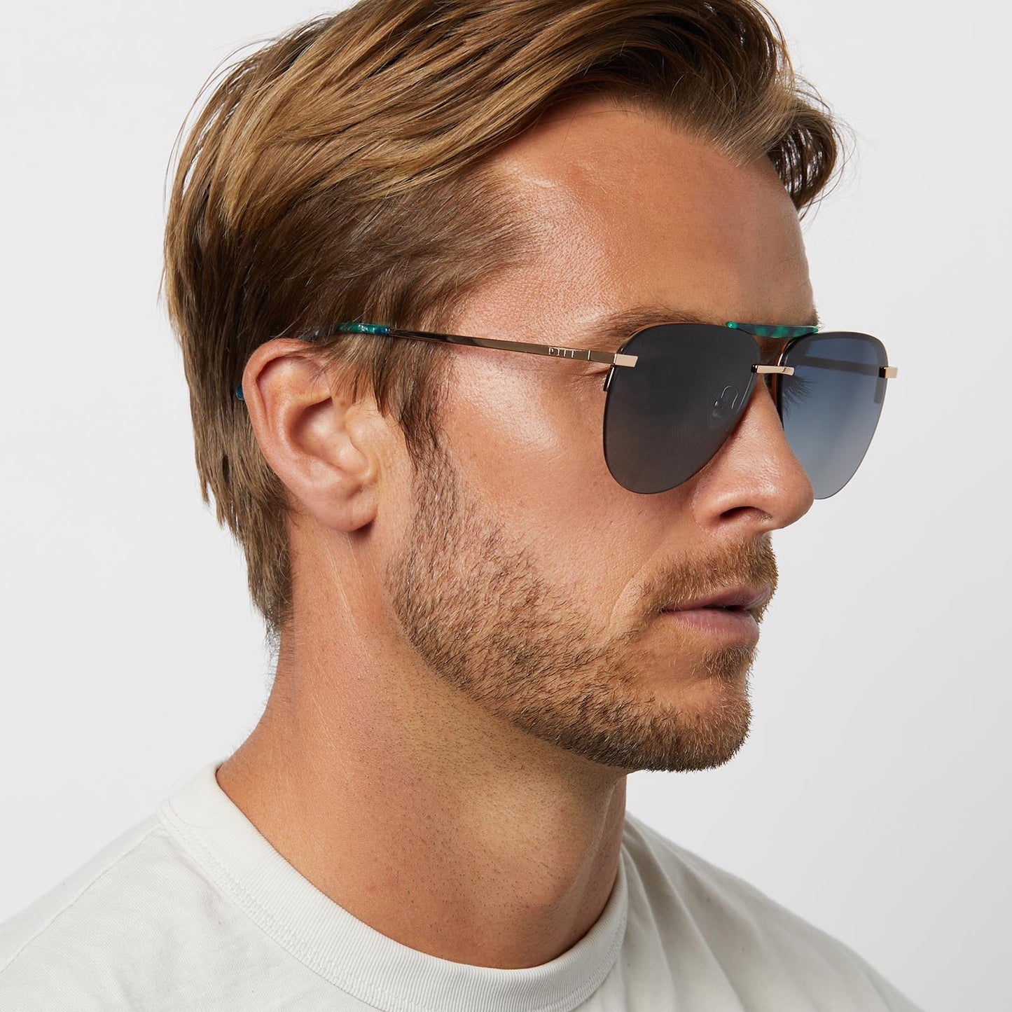 TAHOE - GOLD + GREY GRADIENT + POLARIZED SUNGLASSES