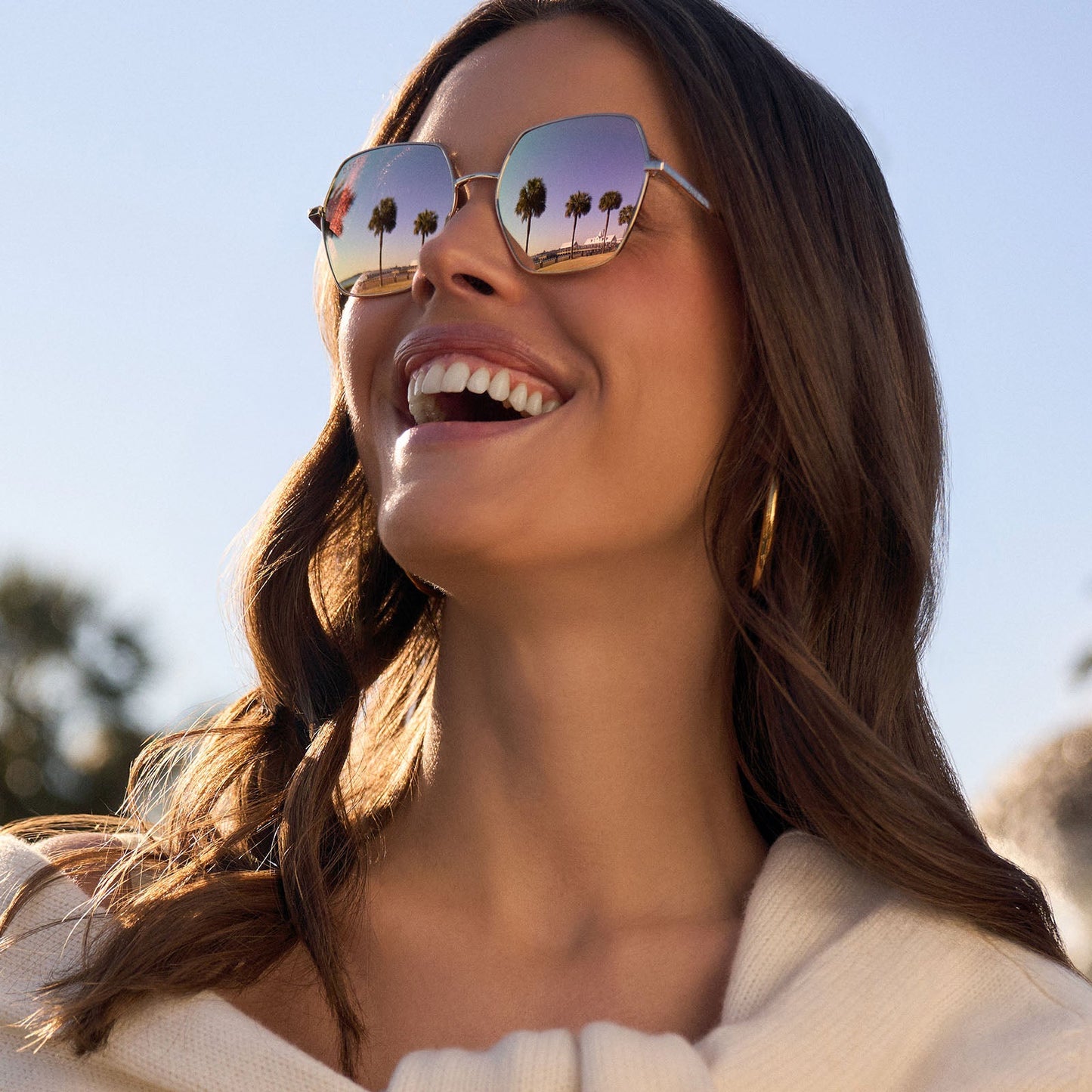 HARLOWE - GOLD + TAUPE FLASH SUNGLASSES