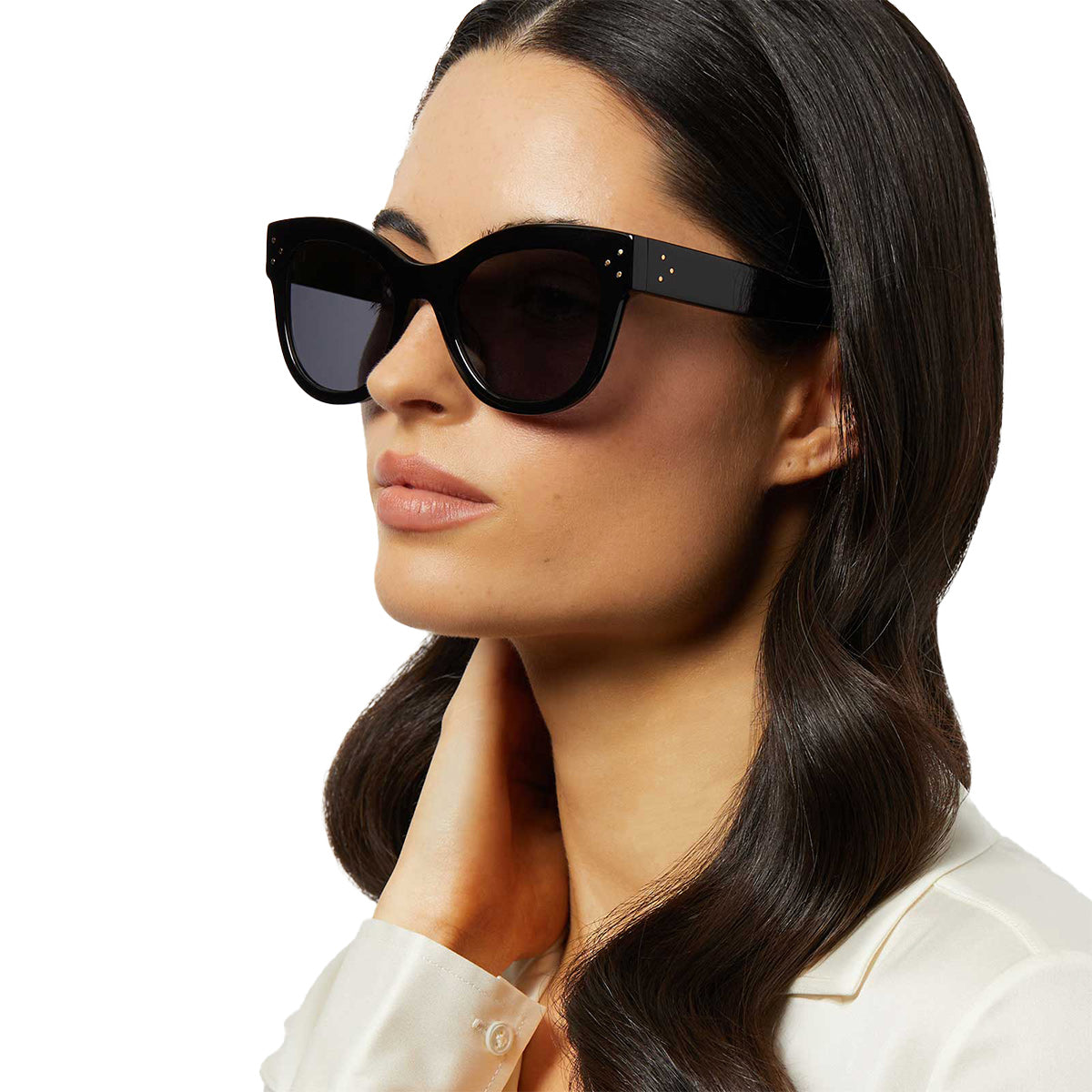 EVA - BLACK + GREY + POLARIZED SUNGLASSES