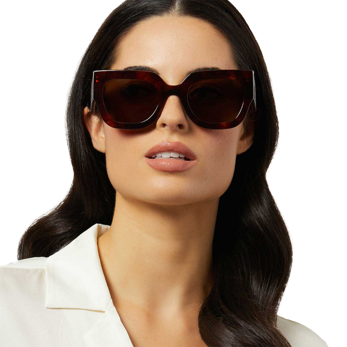 MAREN - SALTED CARAMEL TORTOISE + BROWN + POLARIZED SUNGLASSES