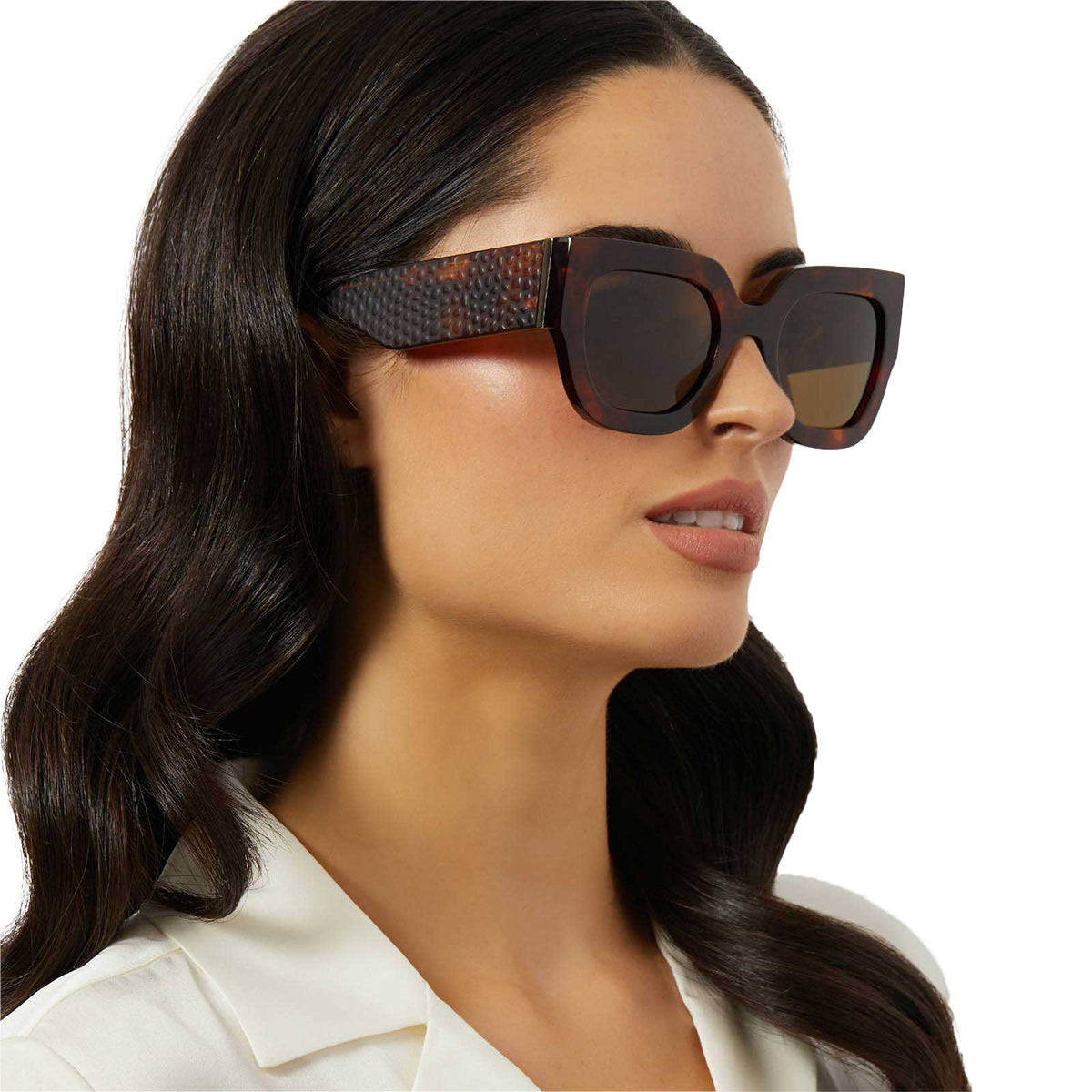 MAREN - SALTED CARAMEL TORTOISE + BROWN + POLARIZED SUNGLASSES