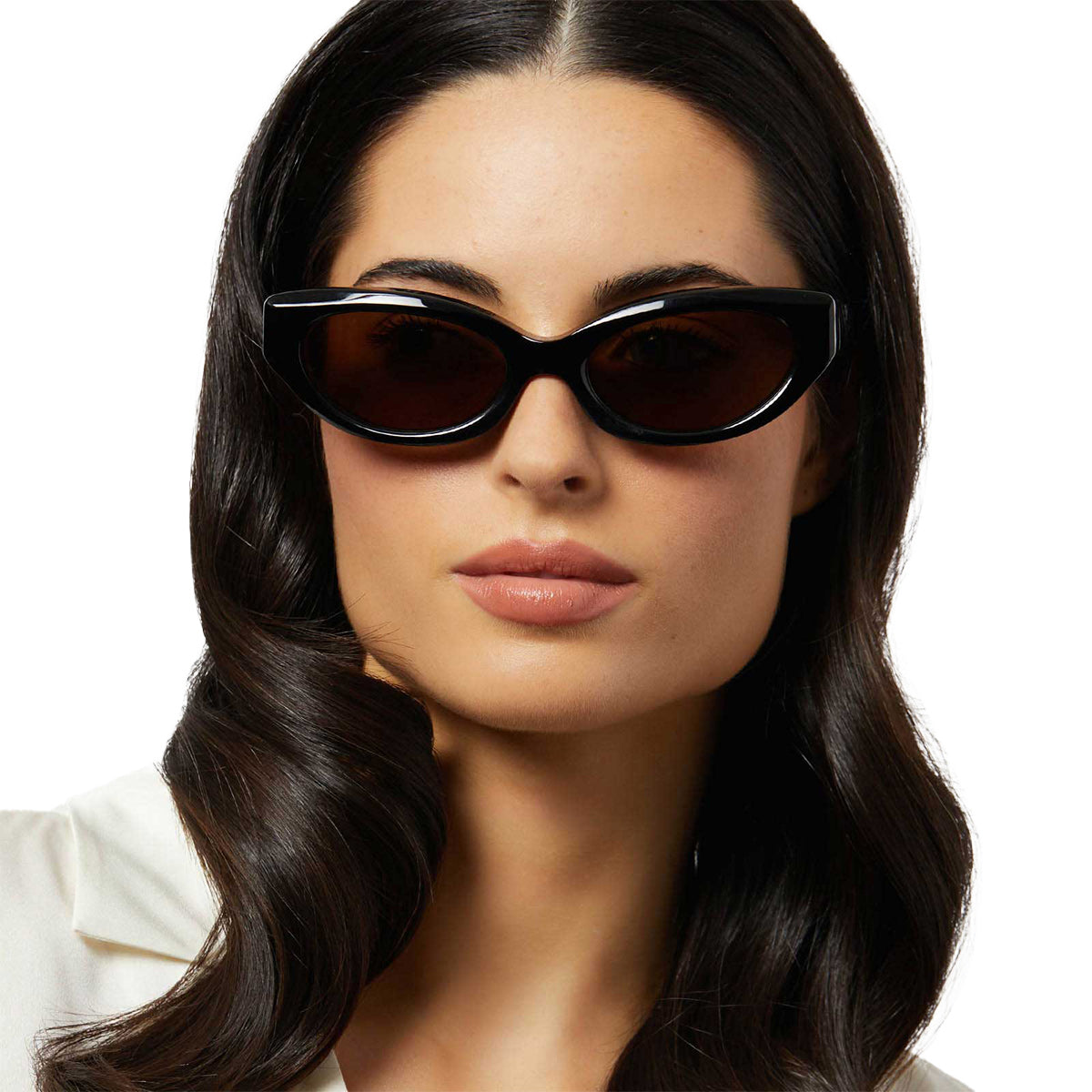 PETRA - BLACK + BROWN + POLARIZED SUNGLASSES