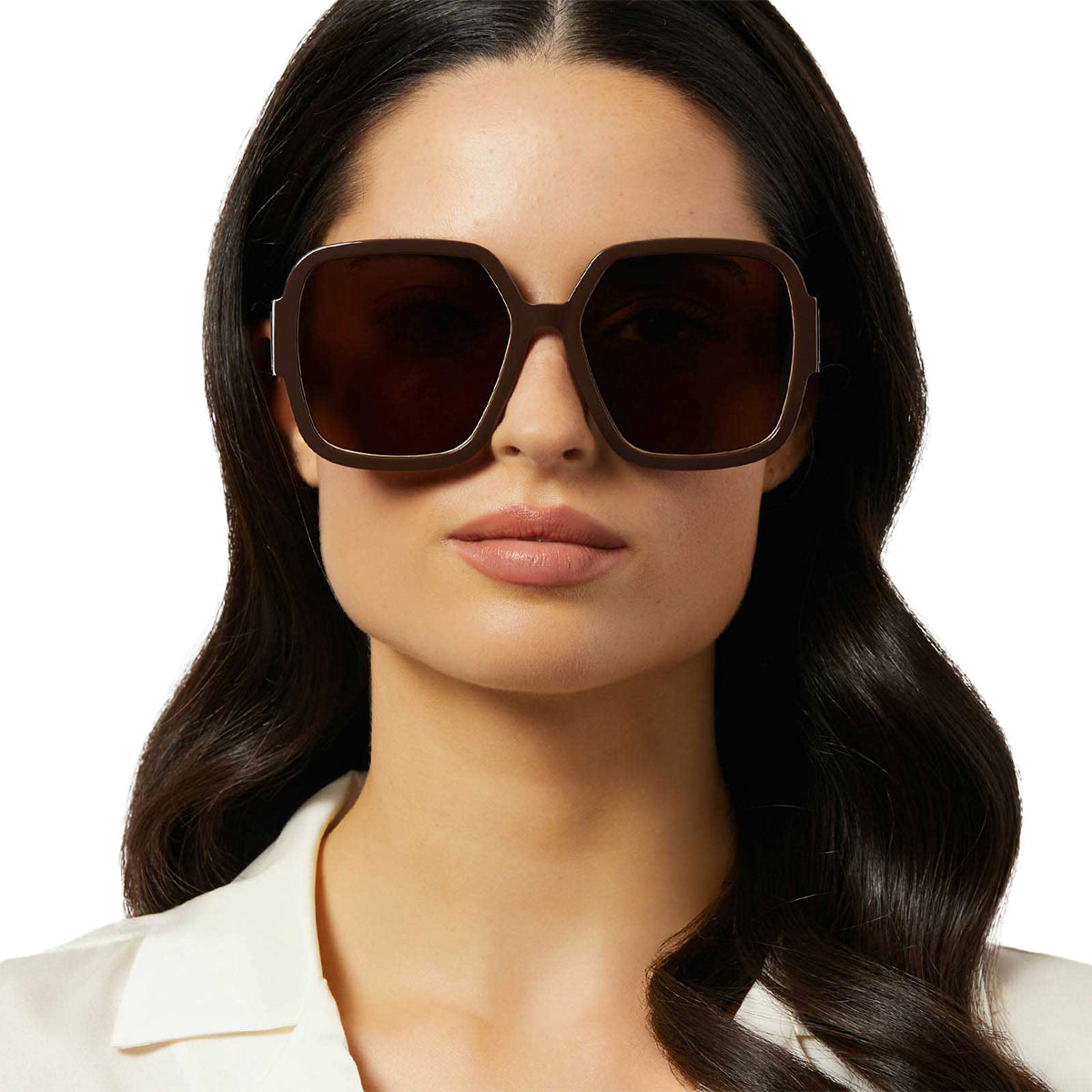 TINA II - TRUFFLE + TRUFFLE + POLARIZED SUNGLASSES