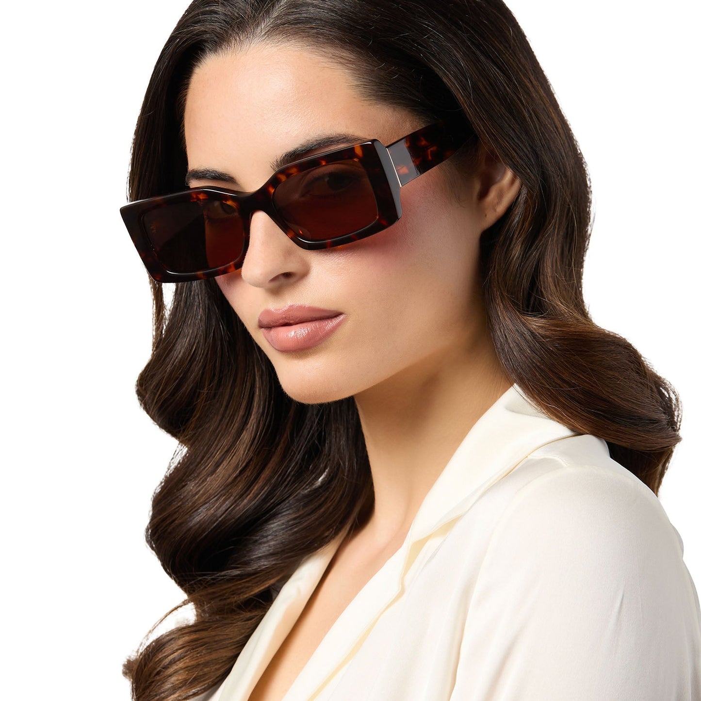 ALESSANDRA - RICH TORTOISE + BROWN + POLARIZED SUNGLASSES