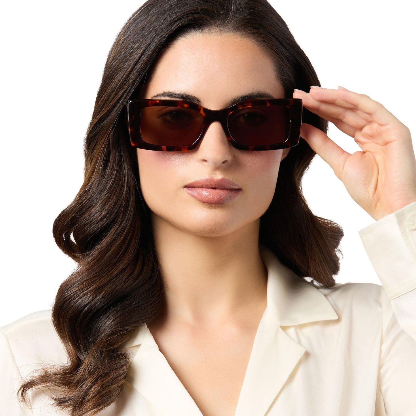 ALESSANDRA - RICH TORTOISE + BROWN + POLARIZED SUNGLASSES