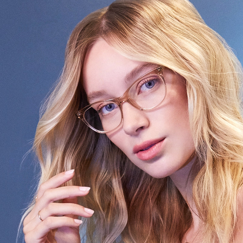 JADE - VINTAGE CRYSTAL + PRESCRIPTION GLASSES