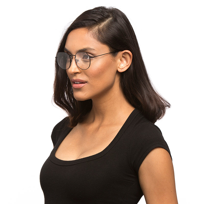 JAMES - SILVER + BLUE LIGHT TECHNOLOGY CLEAR GLASSES