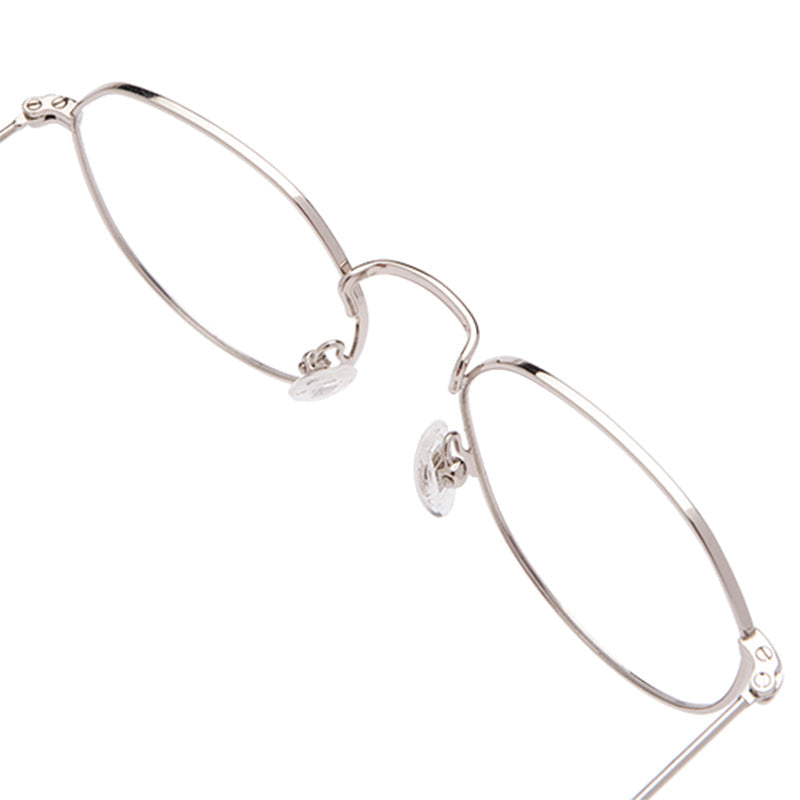 JAMES - SILVER + BLUE LIGHT TECHNOLOGY CLEAR GLASSES