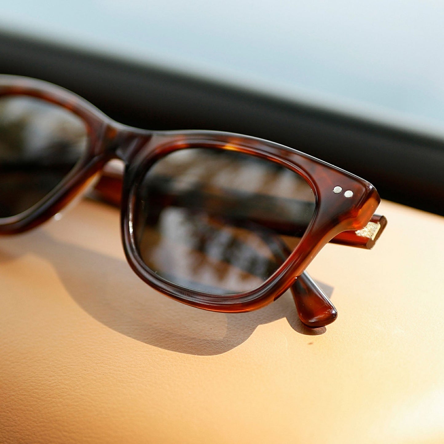 BEVERLIN - JAGGER + SALTED CARAMEL TORTOISE + G15 + POLARIZED SUNGLASSES