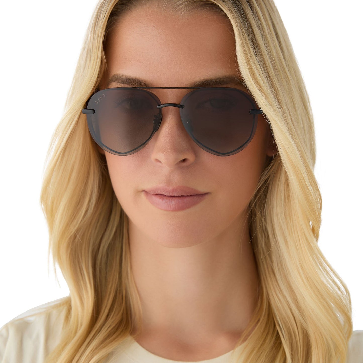 LENOX XS - BLACK + BLACK TEMPLE TIPS + BROWN GRADIENT + POLARIZED SUNGLASSES