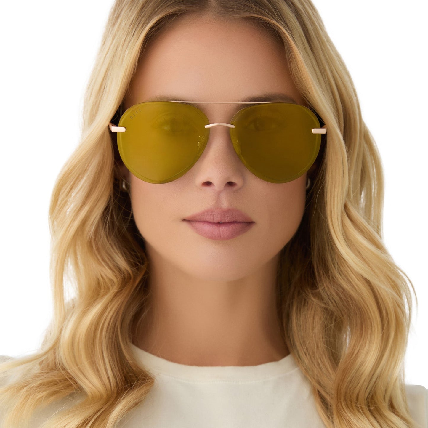 LENOX - BRUSHED GOLD + MOSS MIRROR + POLARIZED SUNGLASSES