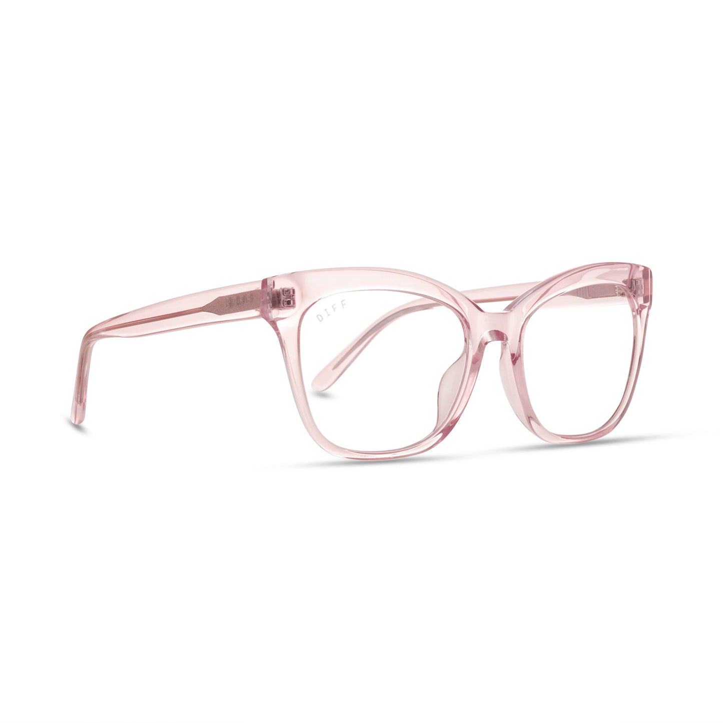 WINSTON - LIGHT PINK CRYSTAL + BLUE LIGHT TECHNOLOGY GLASSES