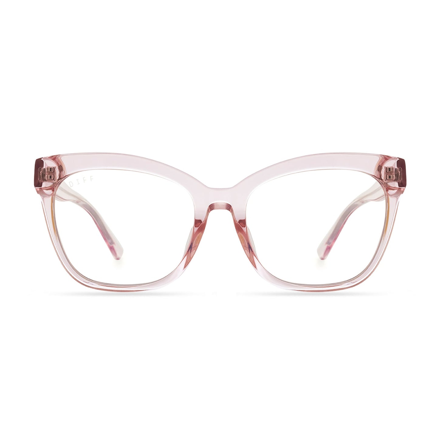 WINSTON - LIGHT PINK CRYSTAL + BLUE LIGHT TECHNOLOGY GLASSES