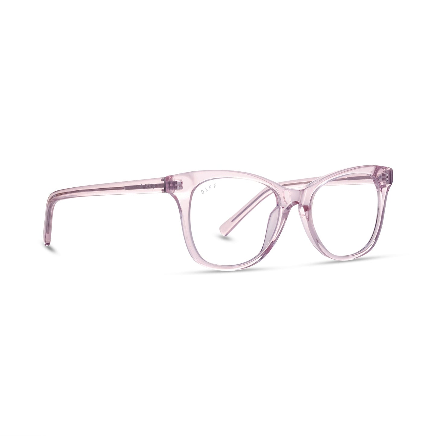 CARINA - LIGHT PINK CRYSTAL + BLUE LIGHT TECHNOLOGY GLASSES