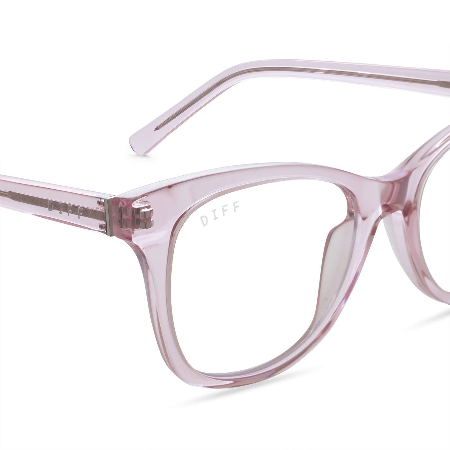 CARINA - LIGHT PINK CRYSTAL + BLUE LIGHT TECHNOLOGY GLASSES