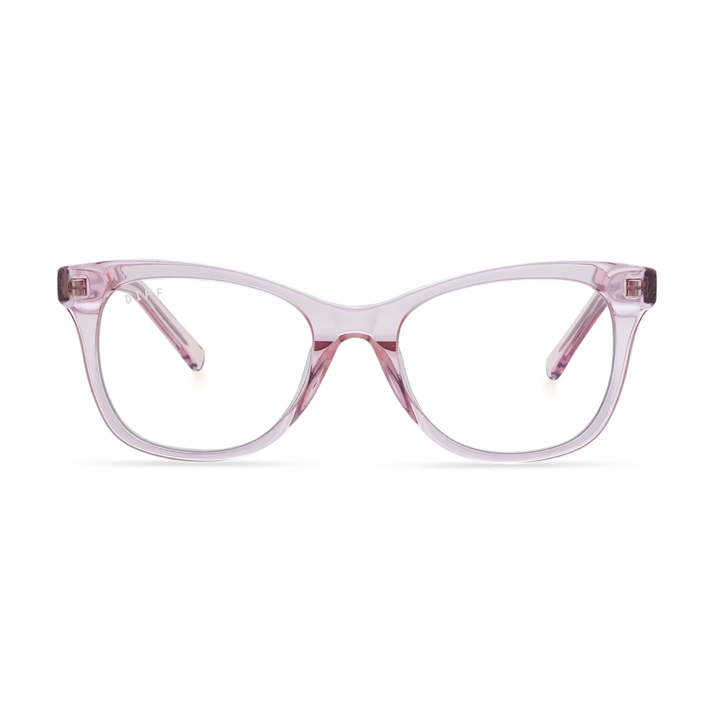 CARINA - LIGHT PINK CRYSTAL + BLUE LIGHT TECHNOLOGY GLASSES