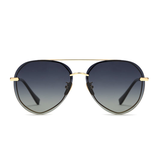 LENOX - GOLD + BLACK + GREY GRADIENT POLARIZED SUNGLASSES