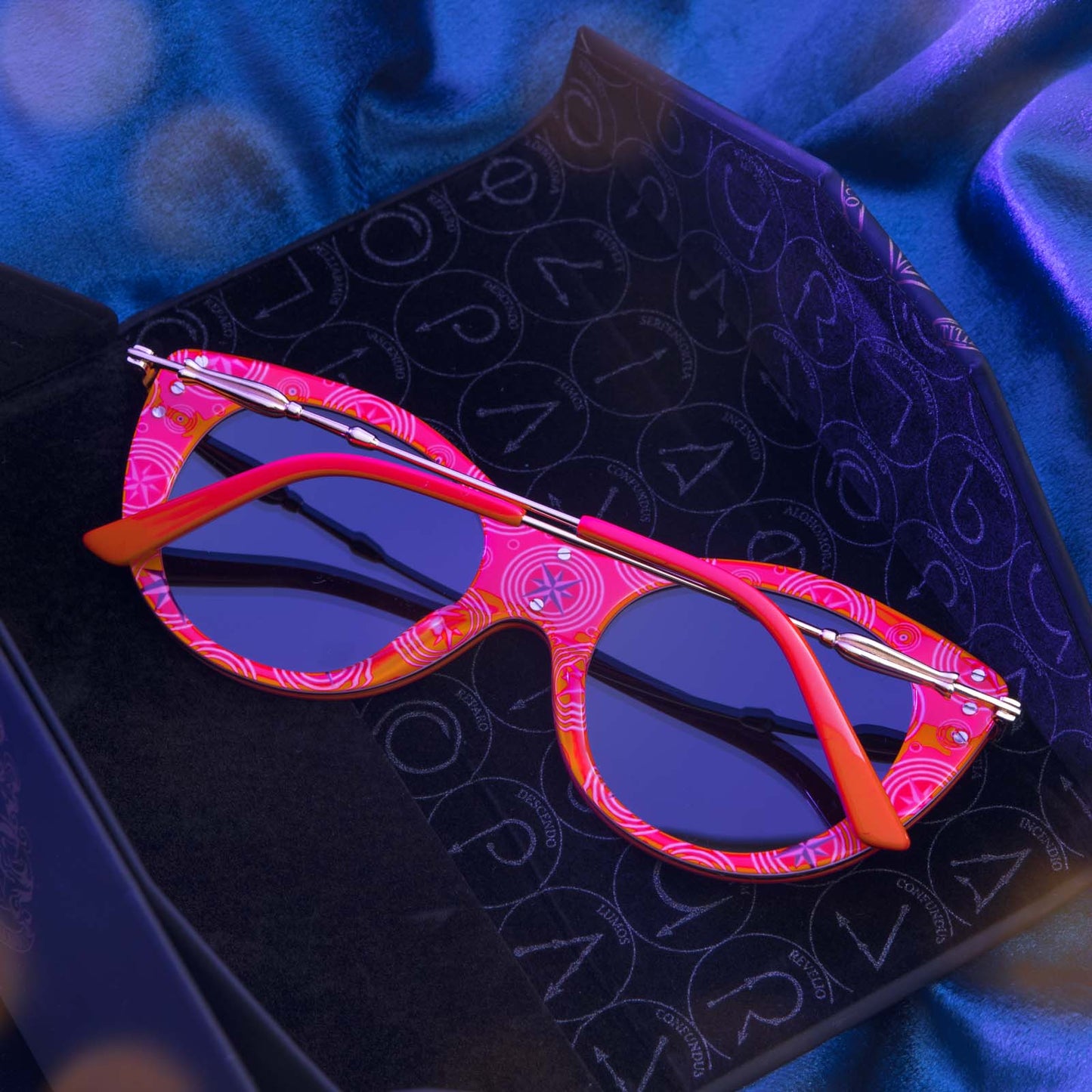 LUNA LOVEGOOD™ - LUNA PINK + PURPLE MIRROR SUNGLASSES