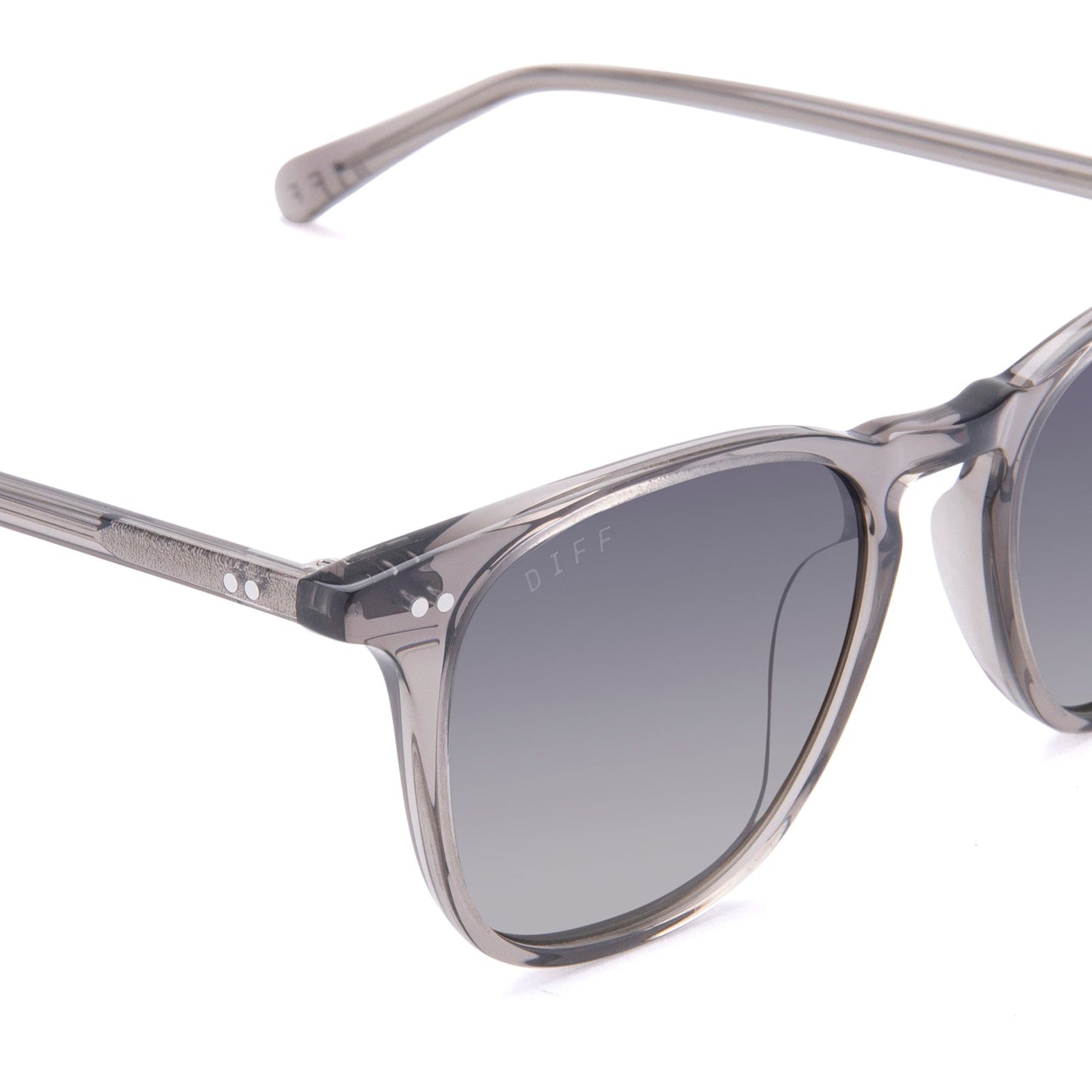 MAXWELL - STORM CRYSTAL + GREY GRADIENT POLARIZED SUNGLASSES