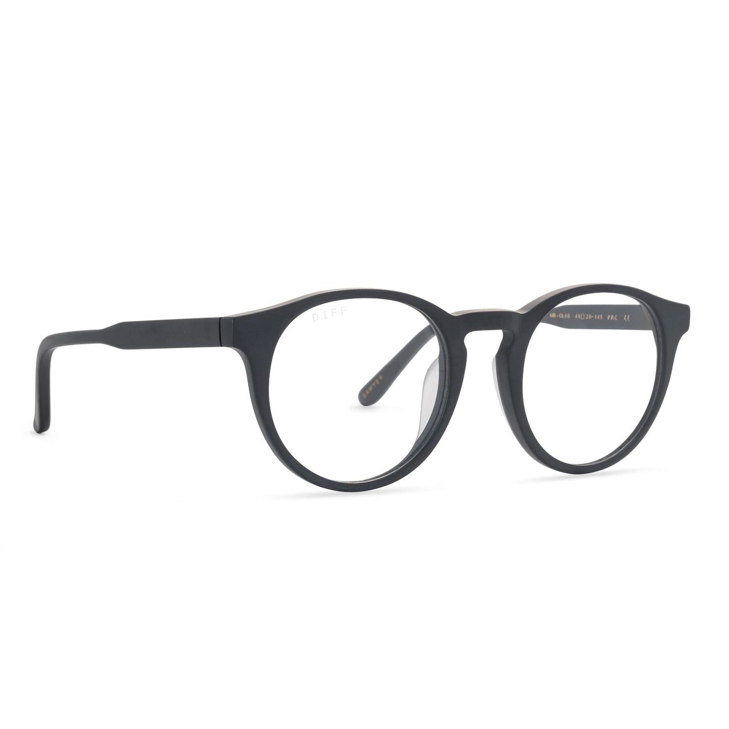 SAWYER - MATTE BLACK + PRESCRIPTION GLASSES