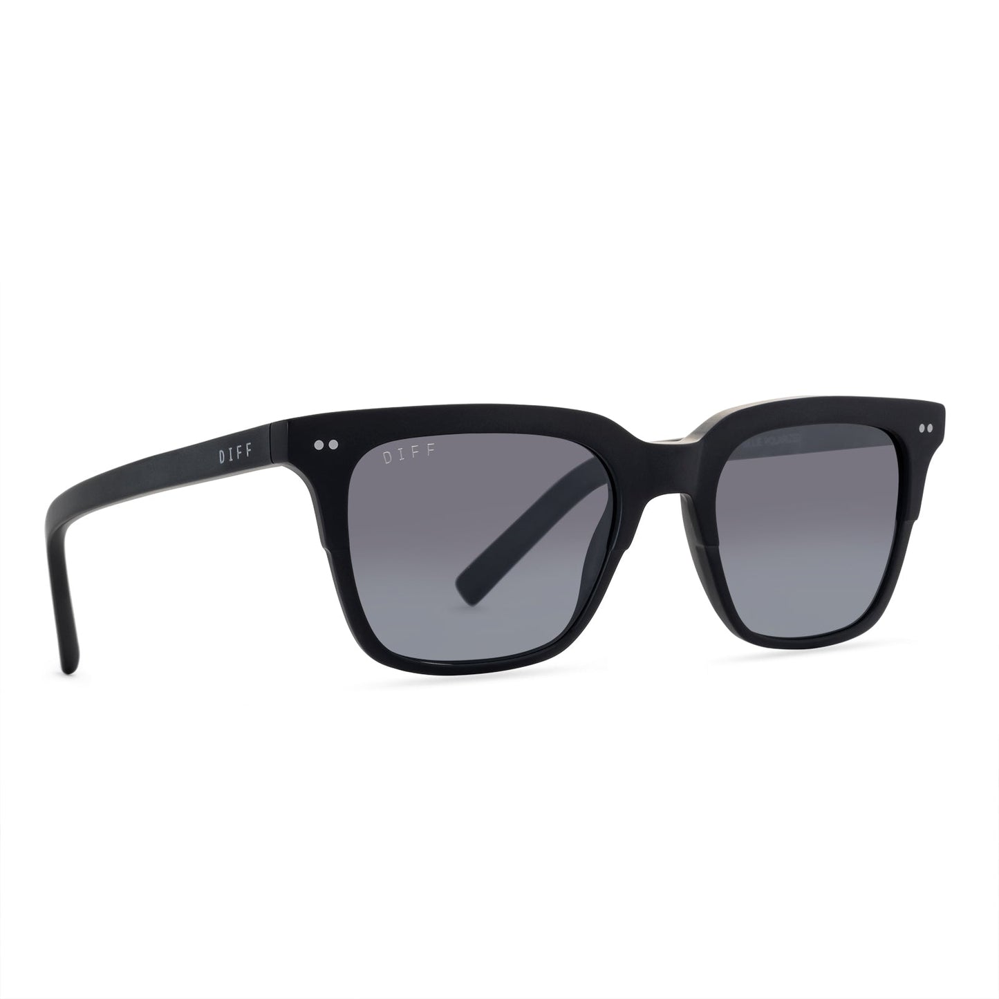 BILLIE - MATTE BLACK + BLUE GRADIENT FLASH + POLARIZED SUNGLASSES