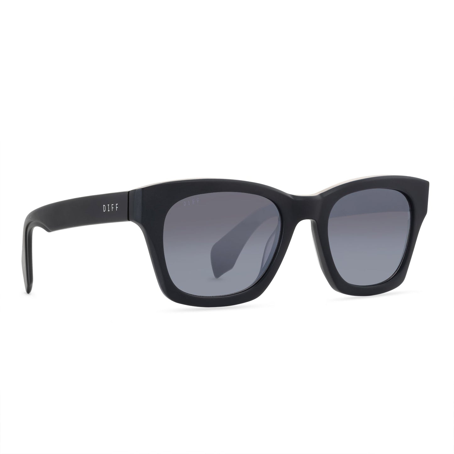 DEAN - MATTE BLACK + BLUE GRADIENT FLASH + POLARIZED SUNGLASSES