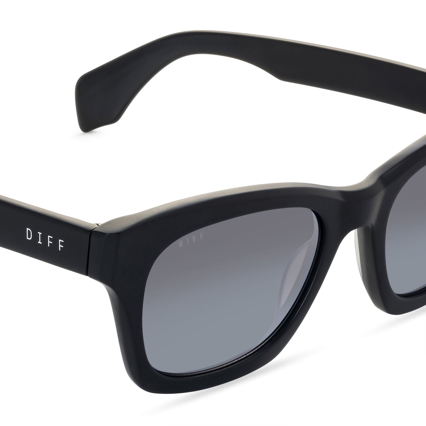 DEAN - MATTE BLACK + BLUE GRADIENT FLASH + POLARIZED SUNGLASSES