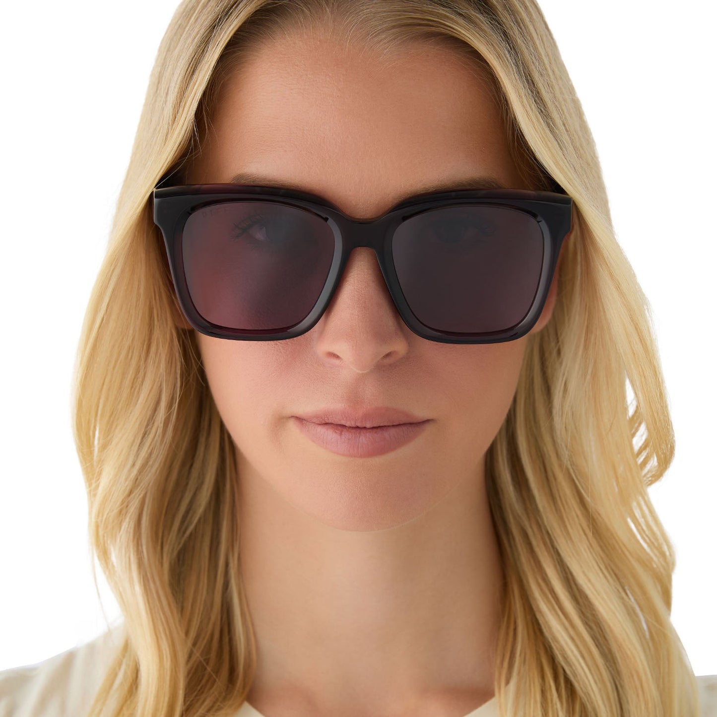 MEREDITH - AUBERGINE + AUBERGINE + SILVER FLASH SUNGLASSES