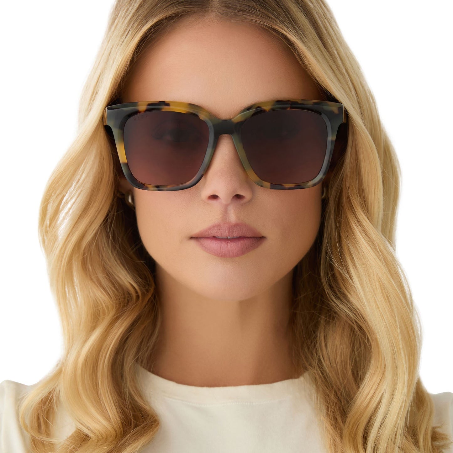 MEREDITH - BROWN KOMBU + BROWN GRADIENT SUNGLASSES