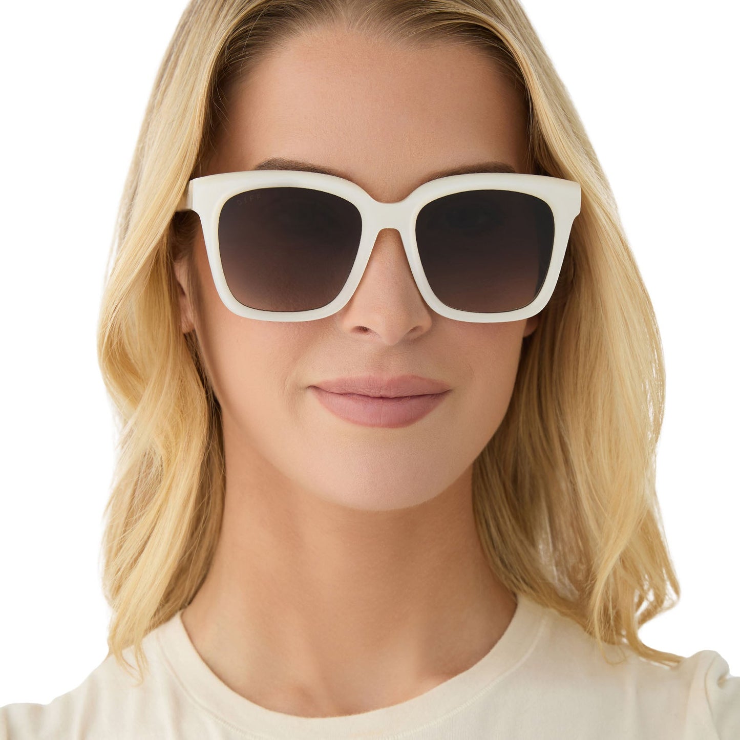 MEREDITH - OPALINE + GREY GRADIENT SUNGLASSES