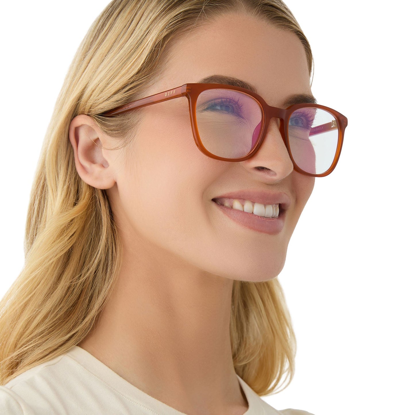 PARKER - BURNT OCHRE + PRESCRIPTION GLASSES