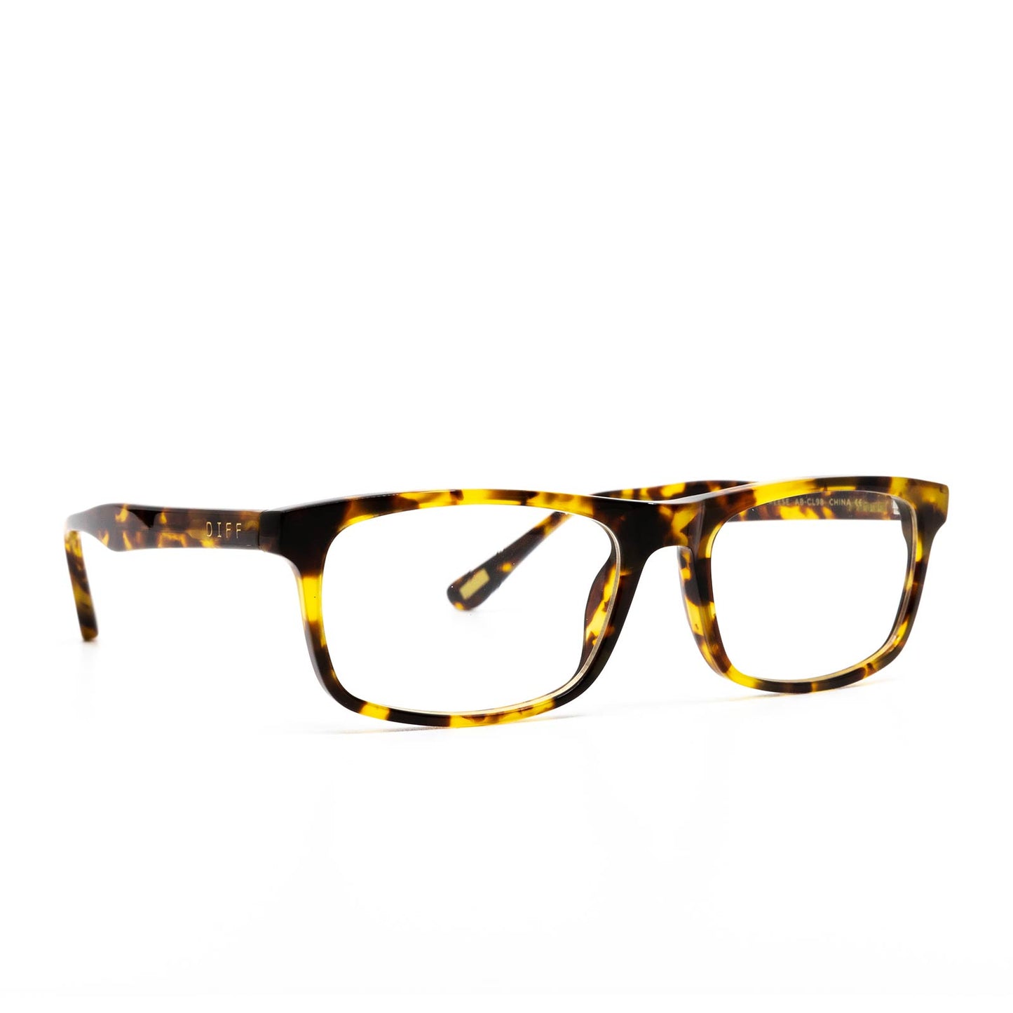 REESE - AMBER TORTOISE + PRESCRIPTION GLASSES