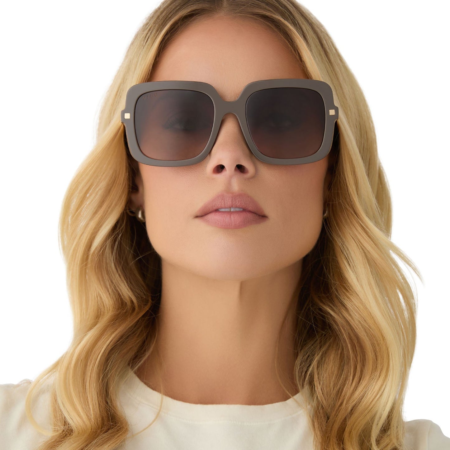 SANDRA - LONDON STONE + TRUFFLE GRADIENT SUNGLASSES