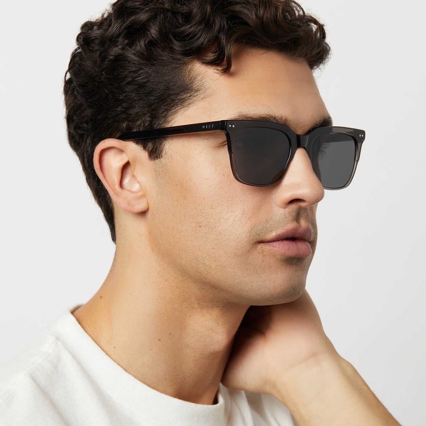 BILLIE XL - BLACK SMOKE CRYSTAL + GREY + POLARIZED SUNGLASSES