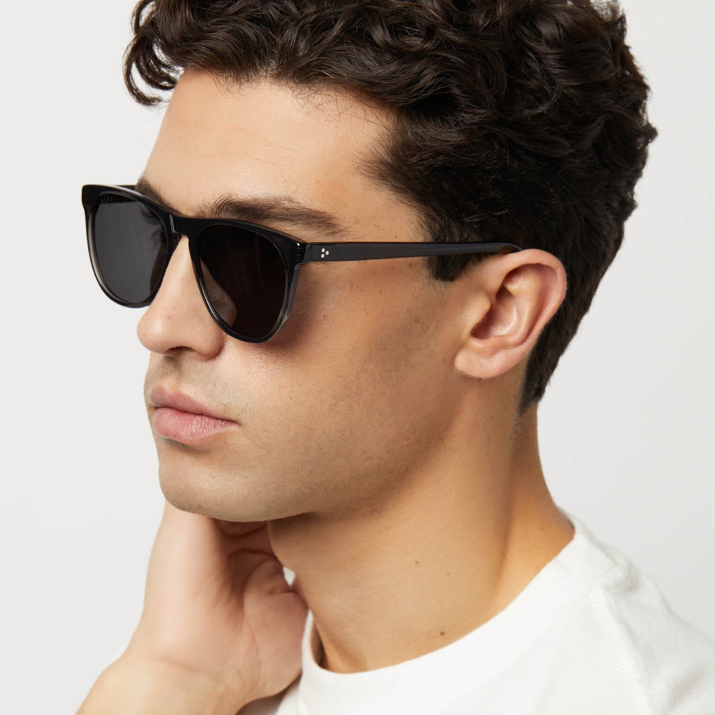 DARREN - BLACK SMOKE CRYSTAL + GREY + POLARIZED SUNGLASSES