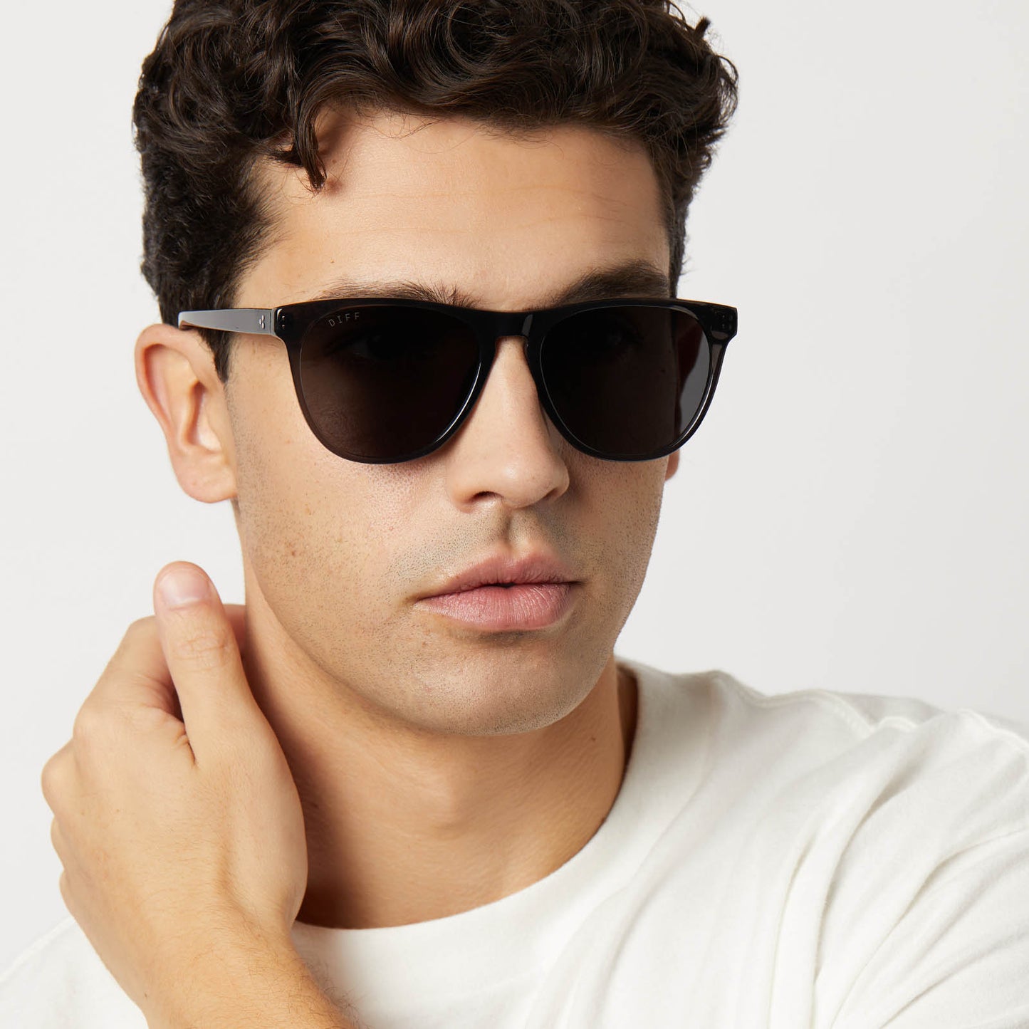 DARREN - BLACK SMOKE CRYSTAL + GREY + POLARIZED SUNGLASSES