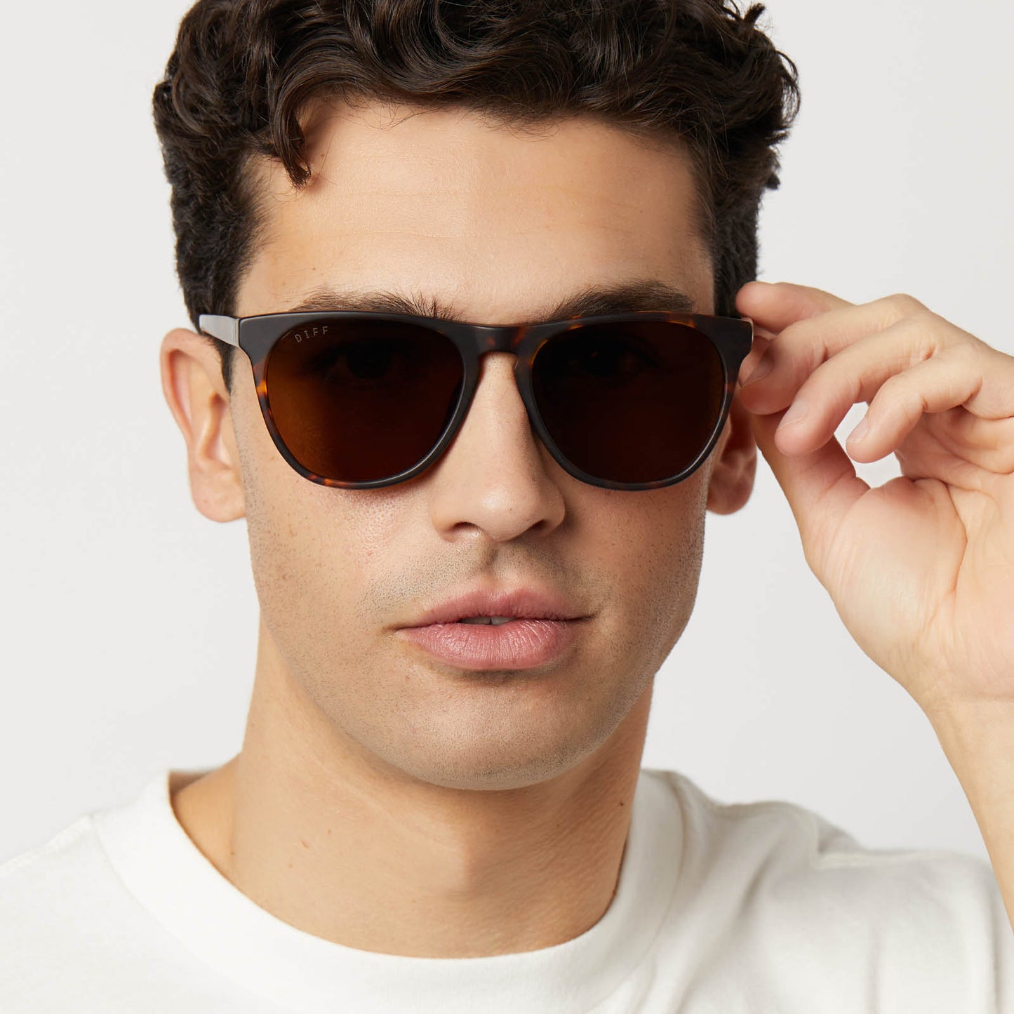 DARREN - MATTE RICH TORTOISE + BROWN + POLARIZED SUNGLASSES