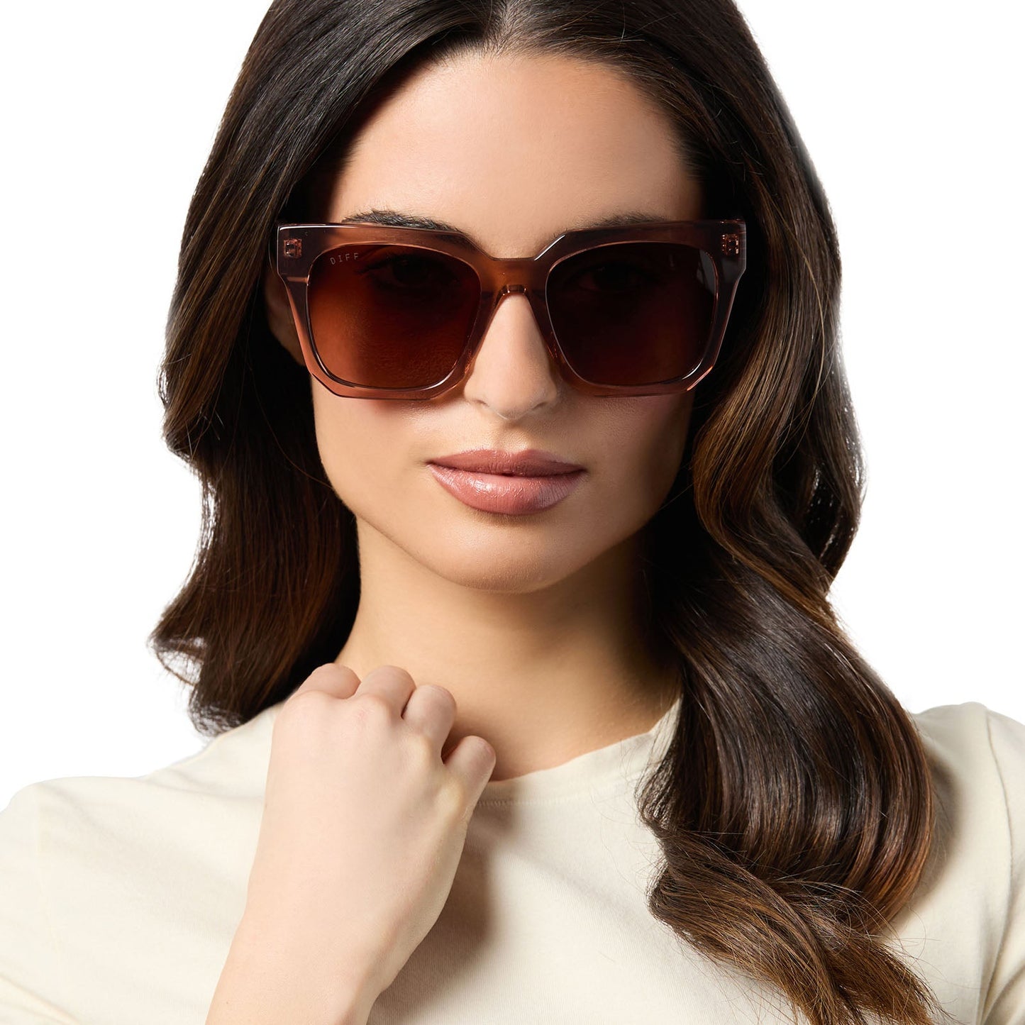 ARIANA II - CAFÉ OLE + BROWN GRADIENT + POLARIZED SUNGLASSES