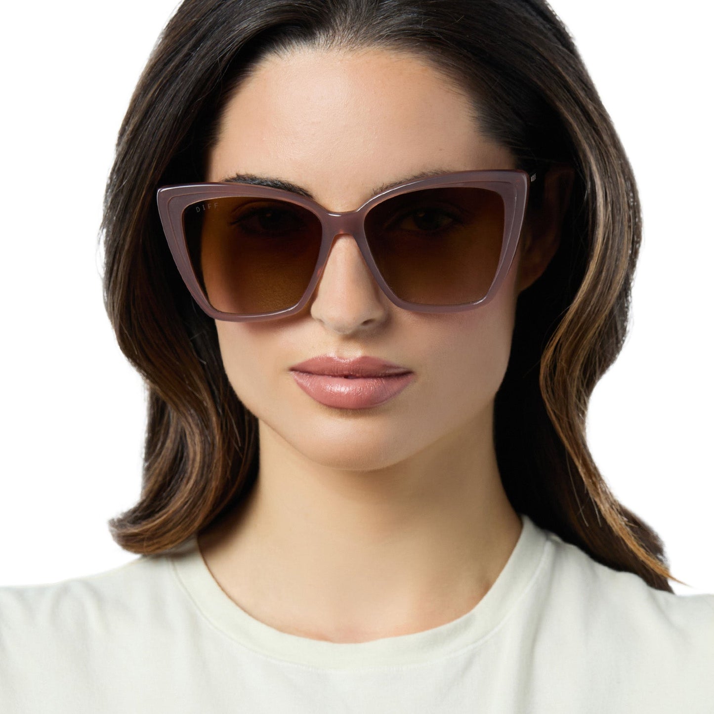 BECKY II - MACCHIATO + BROWN GRADIENT + POLARIZED SUNGLASSES