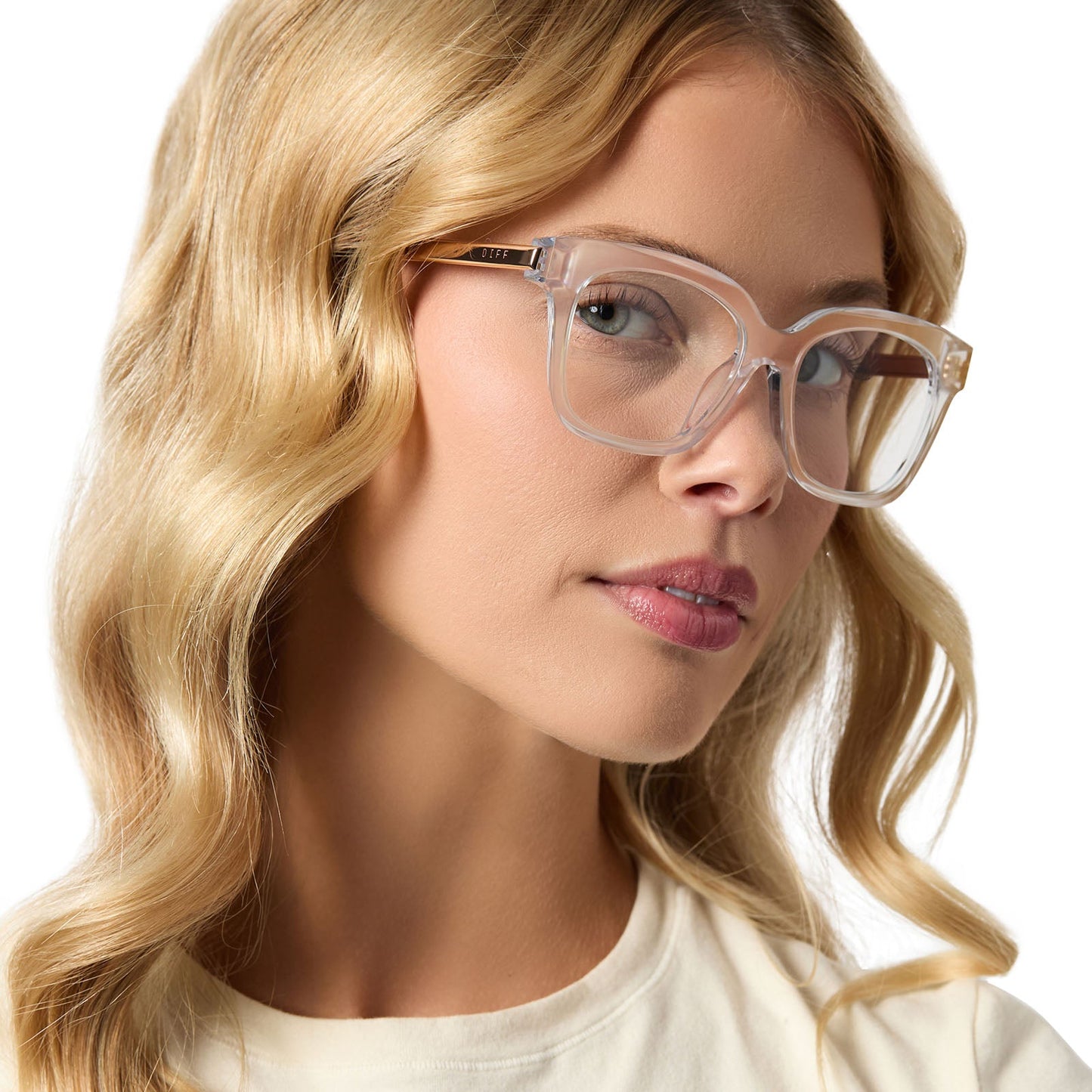 BELLA XS - OPALESCENT PINK + PRESCRIPTION GLASSES