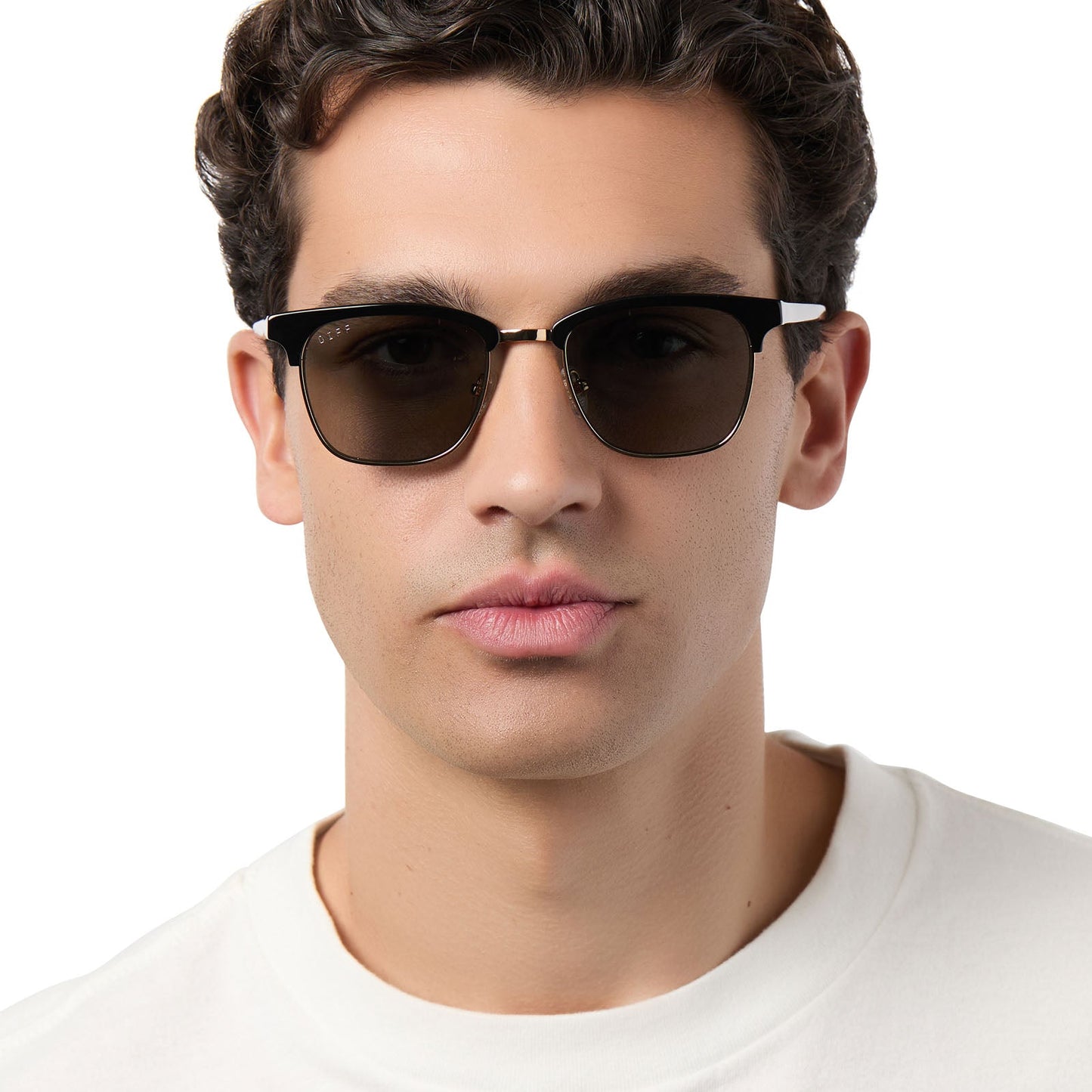 BIARRITZ - BLACK + GREY POLARIZED SUNGLASSES