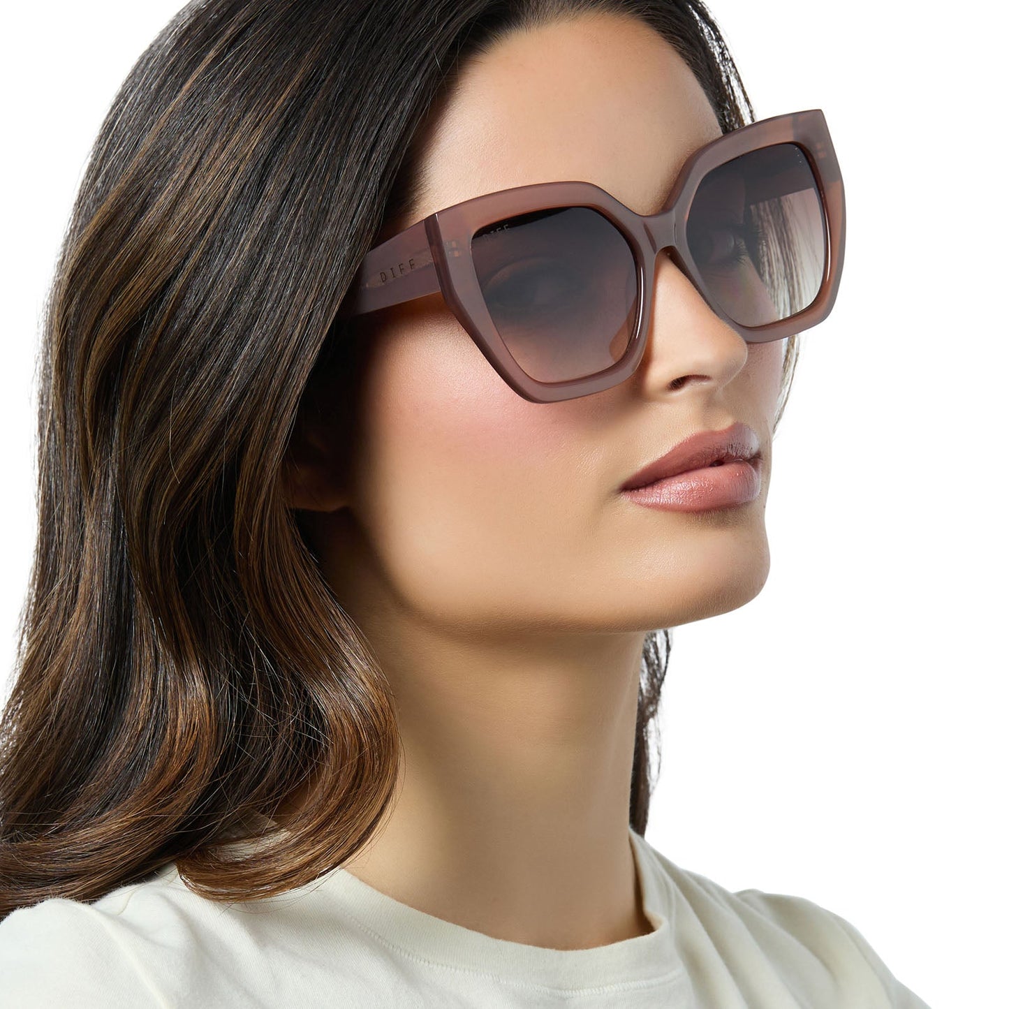 BLAIRE - MACCHIATO + BROWN GRADIENT SUNGLASSES