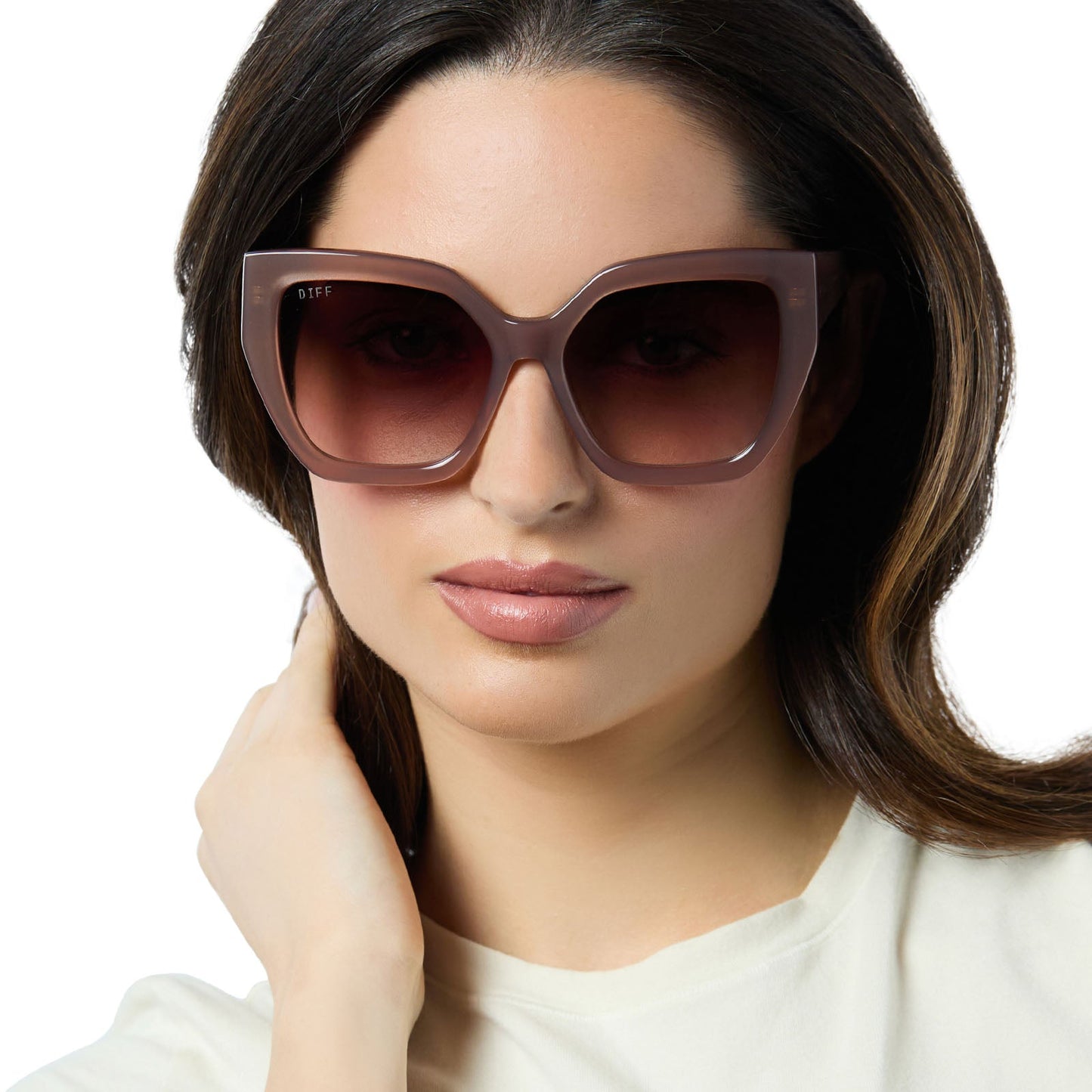 BLAIRE - MACCHIATO + BROWN GRADIENT SUNGLASSES